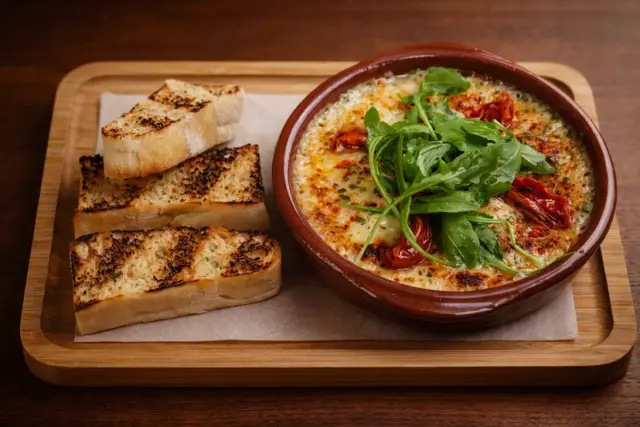 Provoleta argentina — Entrantes, Típico Asador Argentino